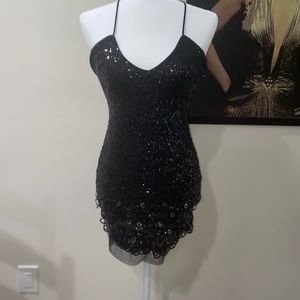 Bebe sequin mini dress